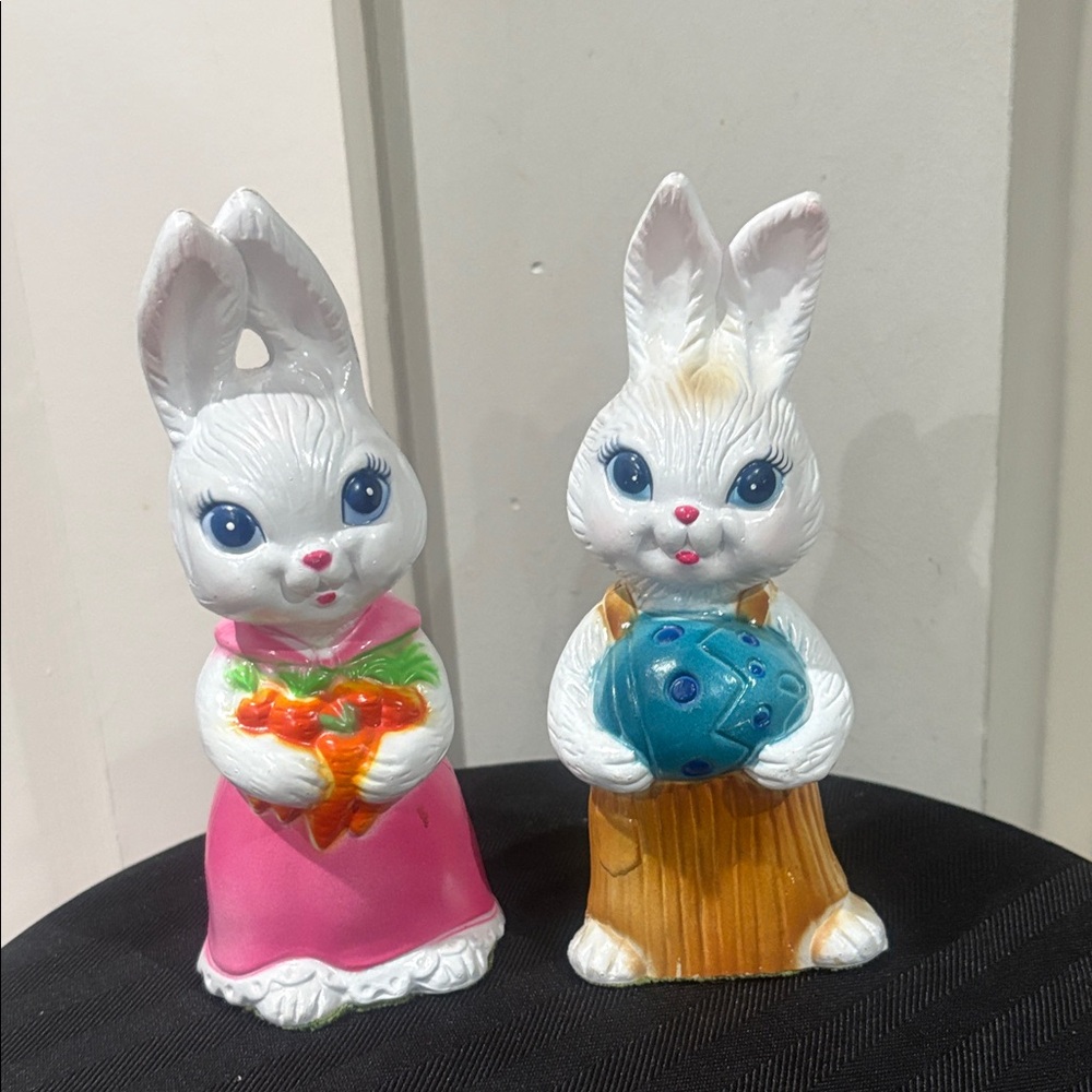 Vintage Plastic Easter Bunnies
